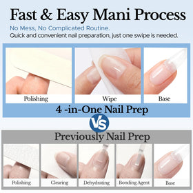 AzureBeauty open can revealing stacked pre-soaked pads for mess-free prep