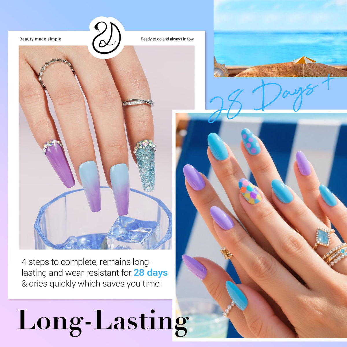 AZUREBEAUTY 20 color powders laid out to choose vibrant looks