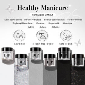 AZUREBEAUTY hand holding jars to show scale and travel-friendly kit convenience