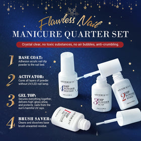 AZUREBEAUTY bottles and jars beside a ruler to show compact size for travel and storage