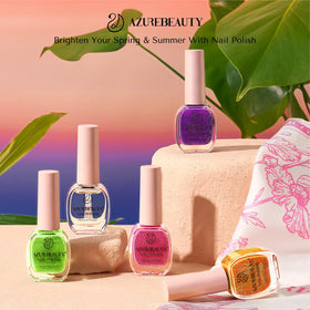 AZUREBEAUTY size comparison with coin showing compact bottle scale for travel