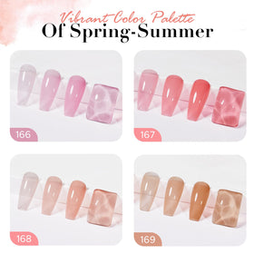 AZUREBEAUTY swatch gradation on fingers showing layered color intensity and natural look