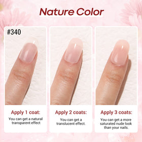 AZUREBEAUTY glossy topcoat on finished nails illustrating long-lasting shine and protection
