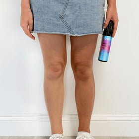 b.tan label close-up showing vegan cruelty-free claim and ingredient benefits