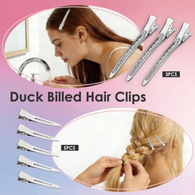 B1jounie YA u-shaped pins detail demonstrating strong hold for buns and twists