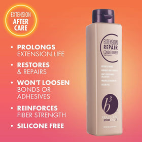 B3 shampoo pump detail highlighting gentle silicone-free cleansing and bond care