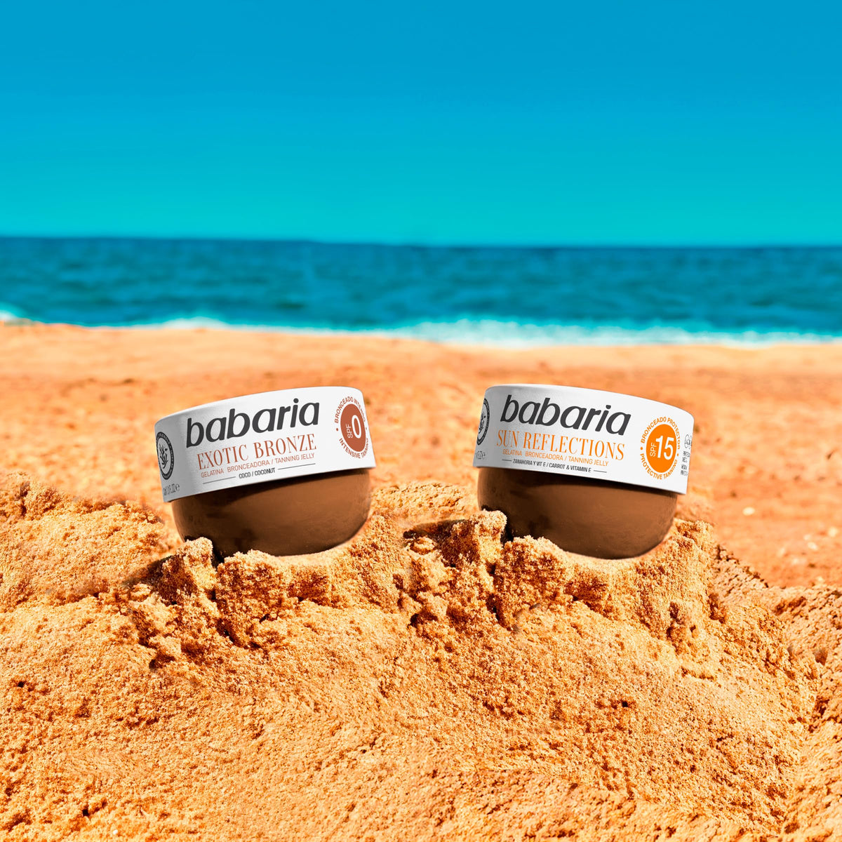 Babaria label close-up showing brand and product ingredient clarity