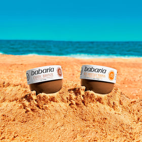 Babaria label close-up showing brand and product ingredient clarity