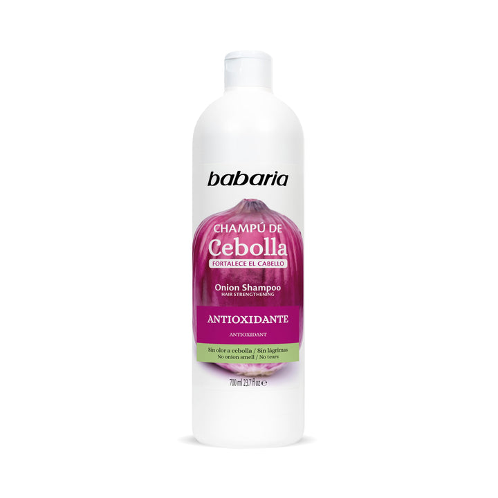 Babaria bottle front view showing label and 20 oz size for easy identification