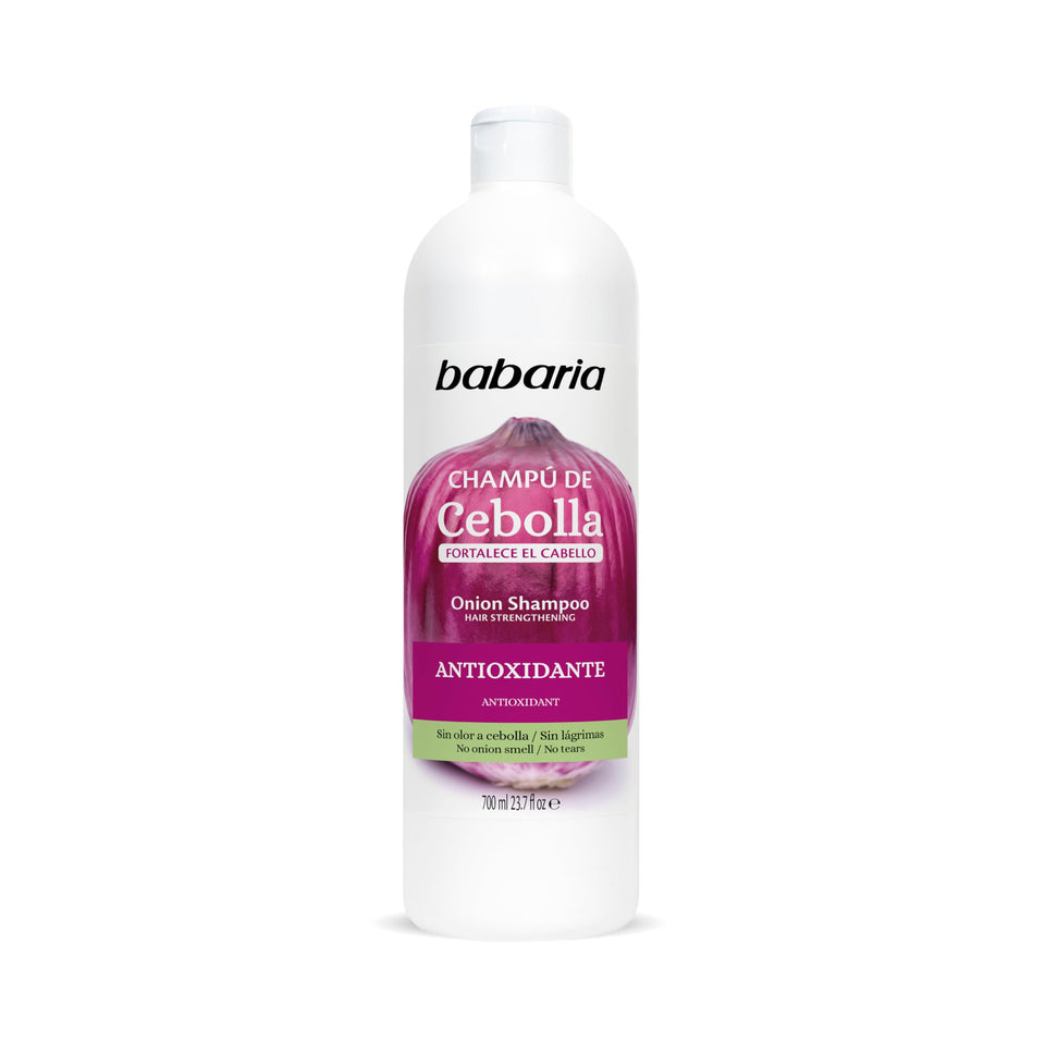 Babaria bottle front view showing label and 20 oz size for easy identification
