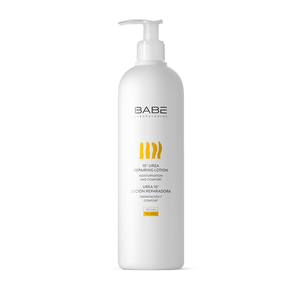 LABORATORIOS BABE front packaging shows 500ml bottle for intensive hydration benefit