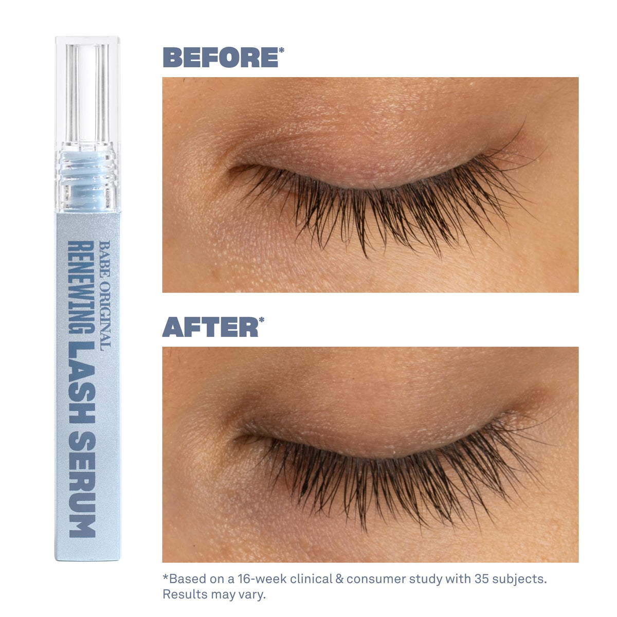 BABE ORIGINAL applicator brush close-up for precise nightly application