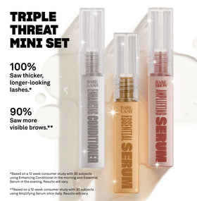 Babe Original brow amplifying serum wand detail for accurate short-stroke application benefit