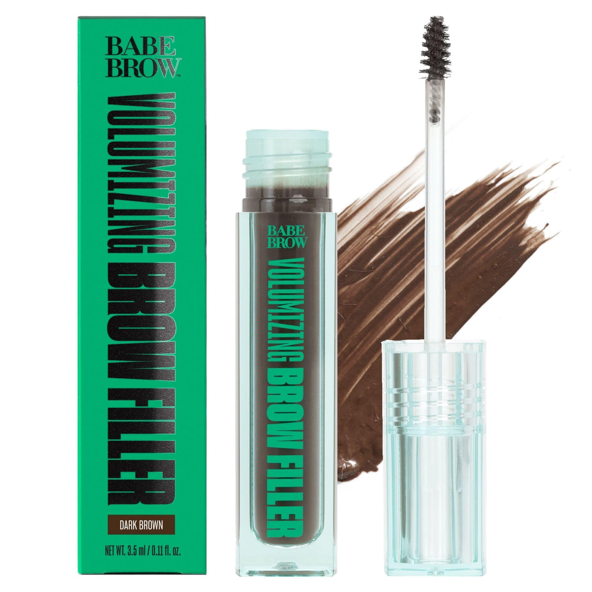 BABE ORIGINAL front packaging showing dark brown tint and full-brow promise
