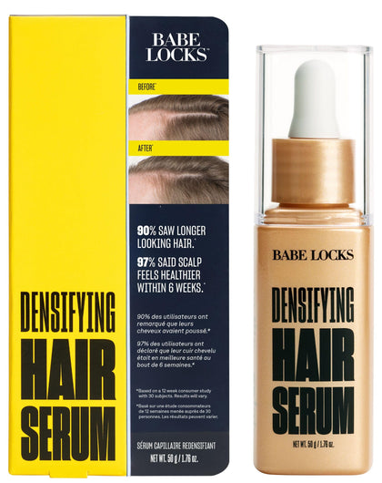 Babe Original front packaging showing serum bottle and label benefits