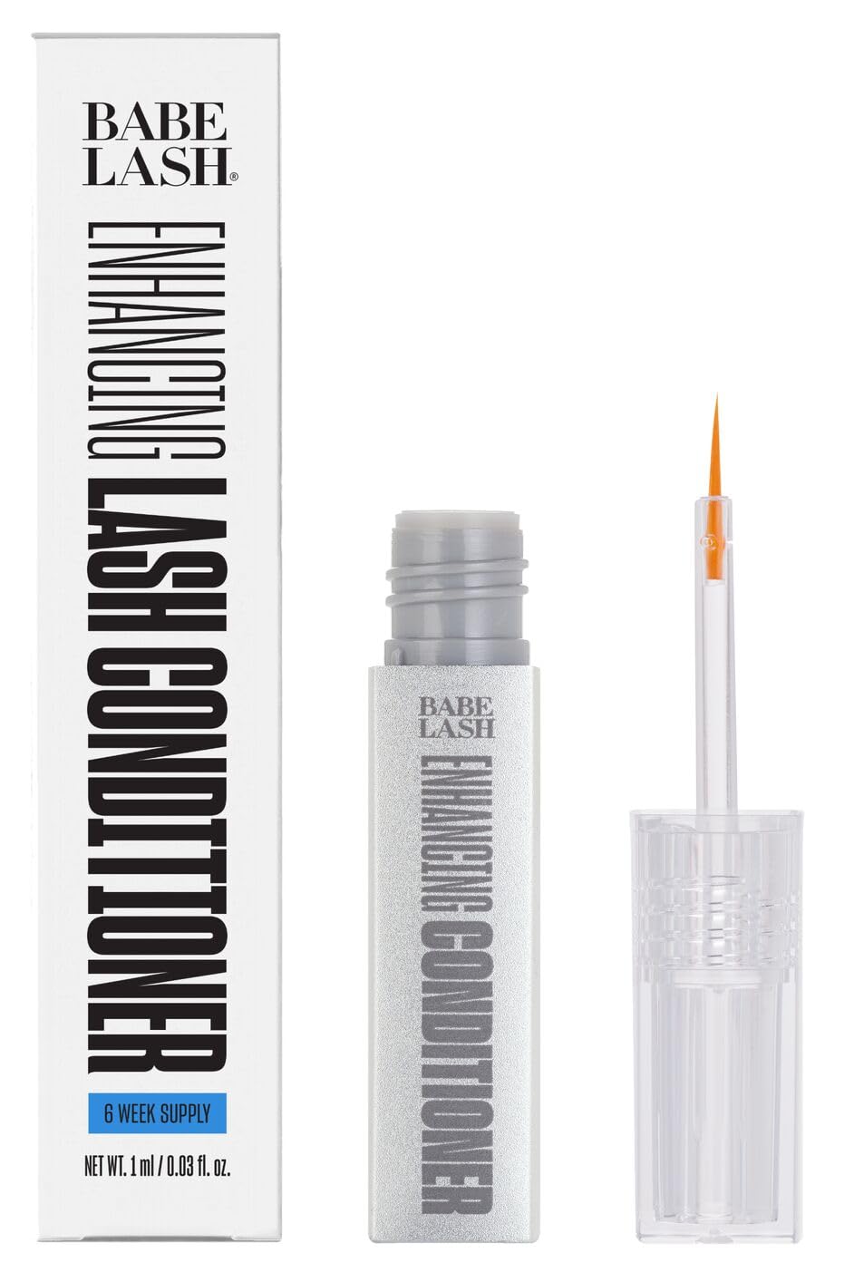 BABE ORIGINAL front packaging showing compact 1mL bottle and branding benefits