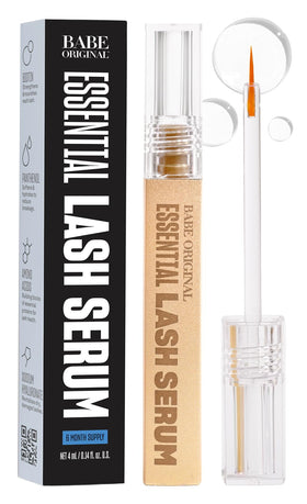 BABE ORIGINAL front packaging showing product and benefit of fuller-looking lashes