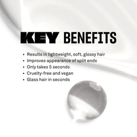 BABE ORIGINAL ingredient label showing vegan keratin and squalene benefits