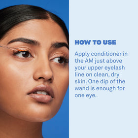 Babe Original in-use on upper lashline showing easy, mess-free application