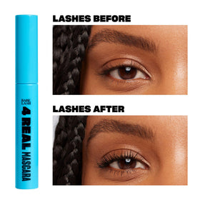Babe Original silicone wand close-up gripping lashes for precise application and separation