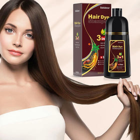 Bablabear being applied to dry hair illustrating simple at-home tinting