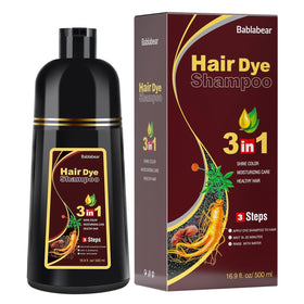 Bablabear front packaging bottle showing 500ml volume and instant brown coverage