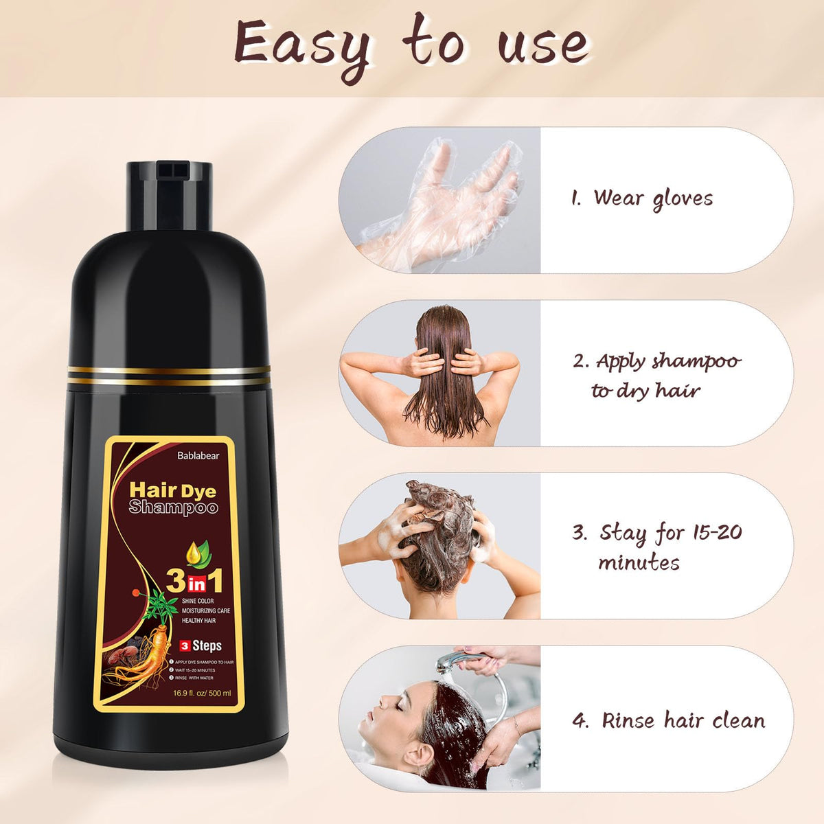 Bablabear shampoo texture lather demonstrating conditioning and smooth application