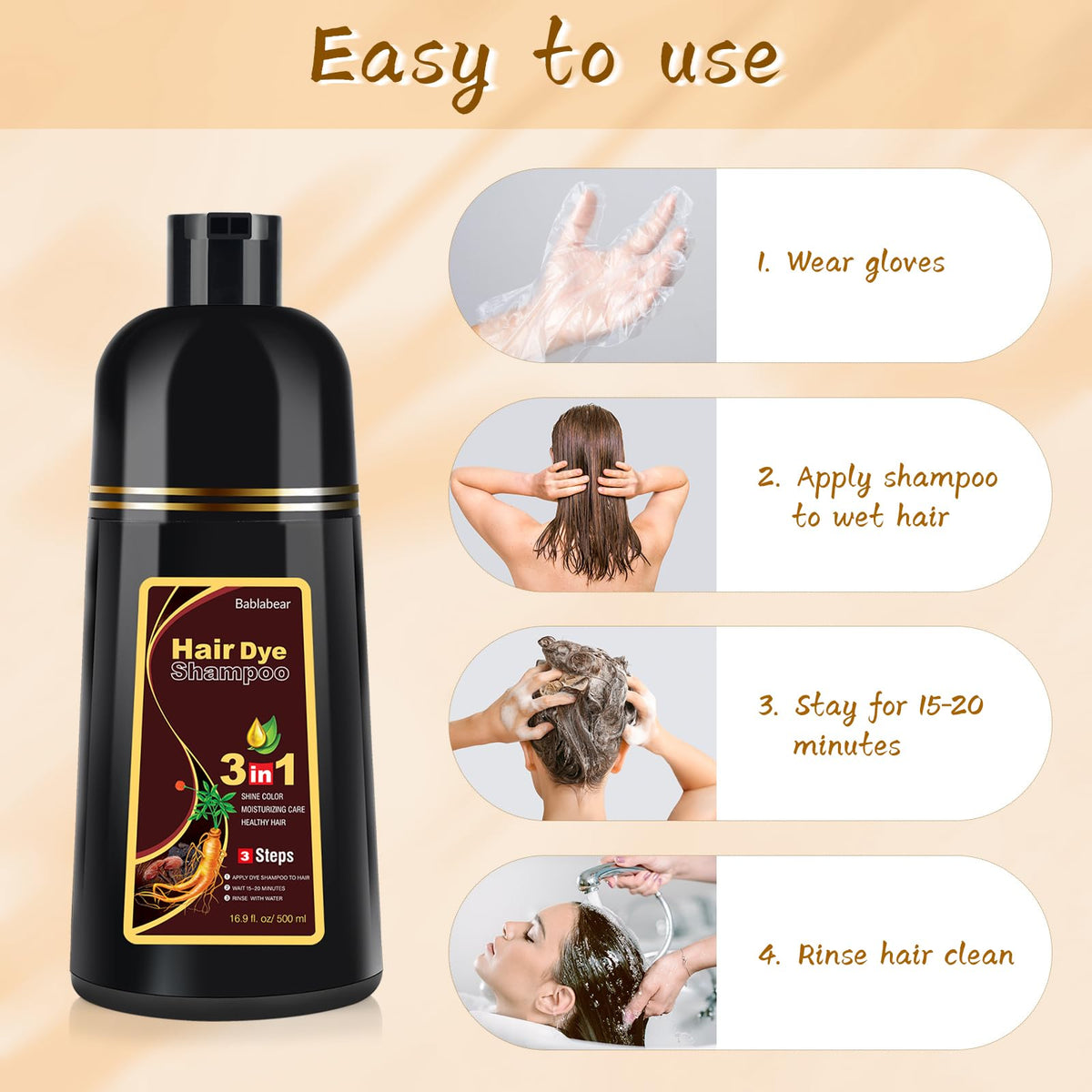 Bablabear size and scale in hand showing 500ml bottle practical refill benefit