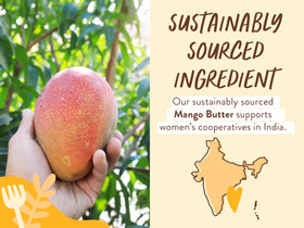 Babo Botanicals carton showing sustainability callout of 80% less plastic