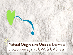 Babo Botanicals cream on hand demonstrating blendability and hydration benefit