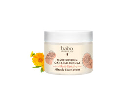 Babo Botanicals front jar showing label and packaging benefits