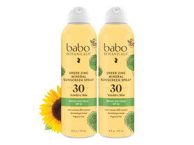 Babo Botanicals front packaging showing SPF30 and unscented benefits