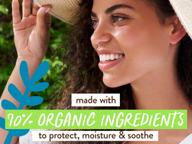Babo Botanicals open cap with sheer lotion texture for quick absorption benefit