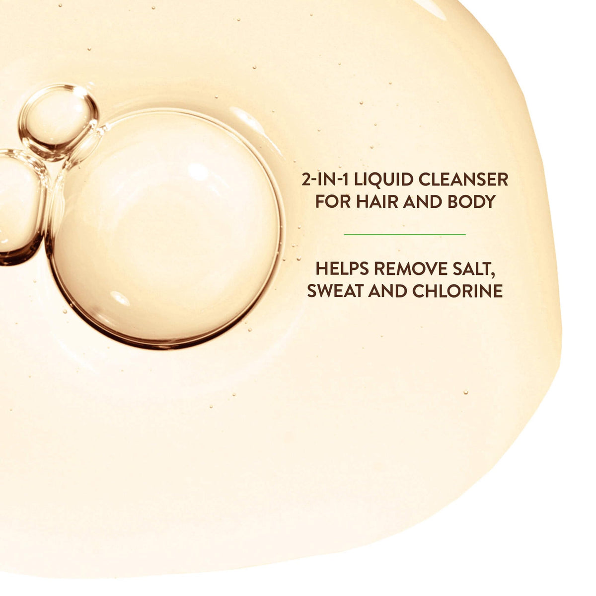 Babo Botanicals pump dispensing gel texture that gently cleanses and rinses away chlorine