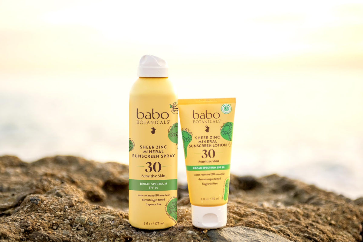 Babo Botanicals two-pack display for value and convenient backup