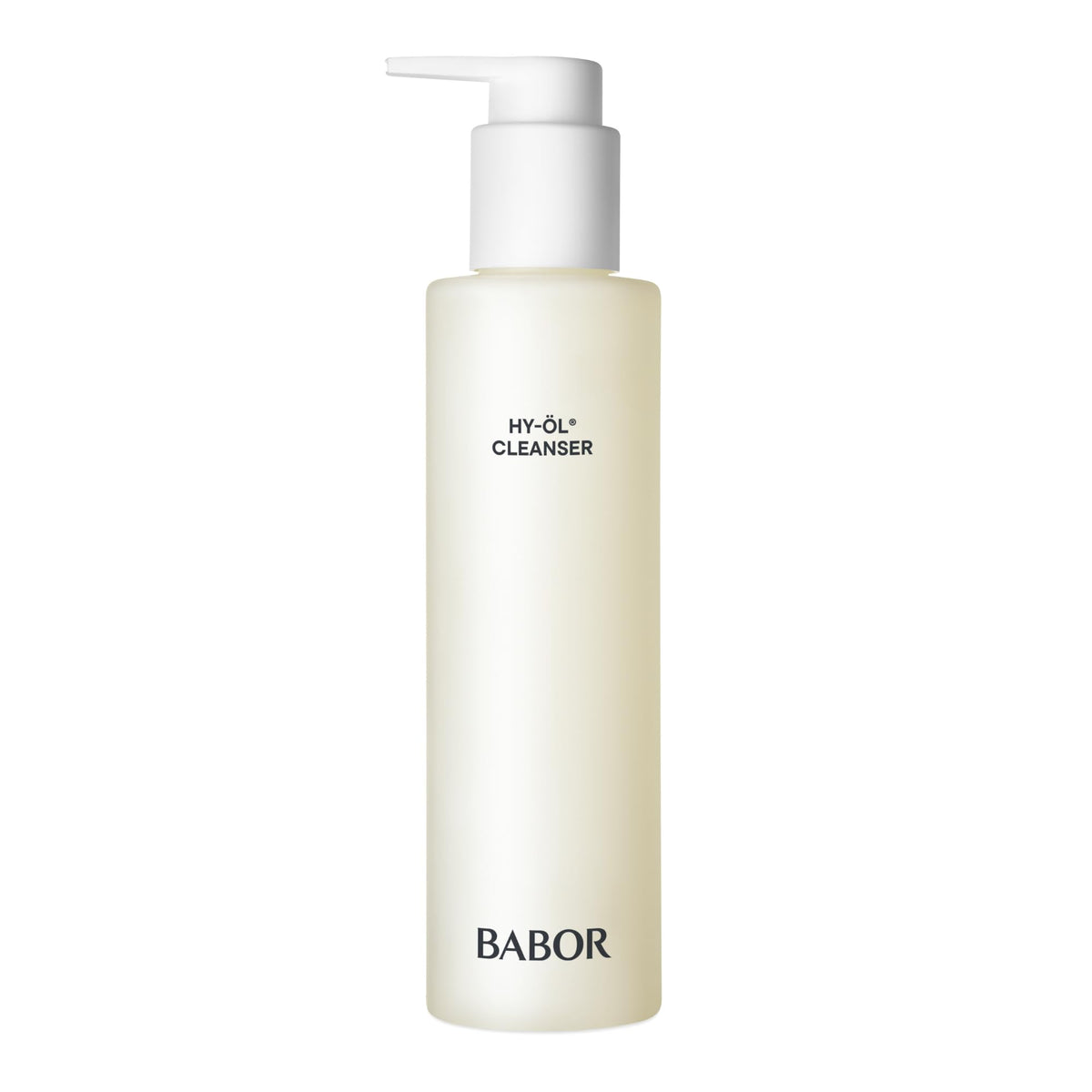 BABOR front packaging showing bottle and easy-pump for gentle cleansing