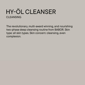 BABOR cleanser in hand demonstrating amount to use and comfortable texture