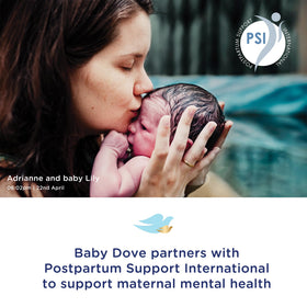 Baby Dove three-pack arrangement showing value and consistent supply