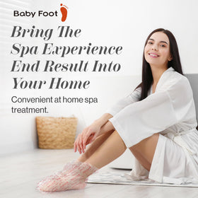 Baby Foot before and after feet comparison showing smoother skin benefit