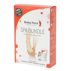 Baby Foot front packaging showing full bundle and citrus scent benefit