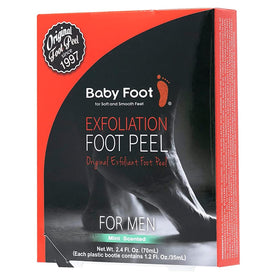 Baby Foot front packaging showing mint scent and pair benefit