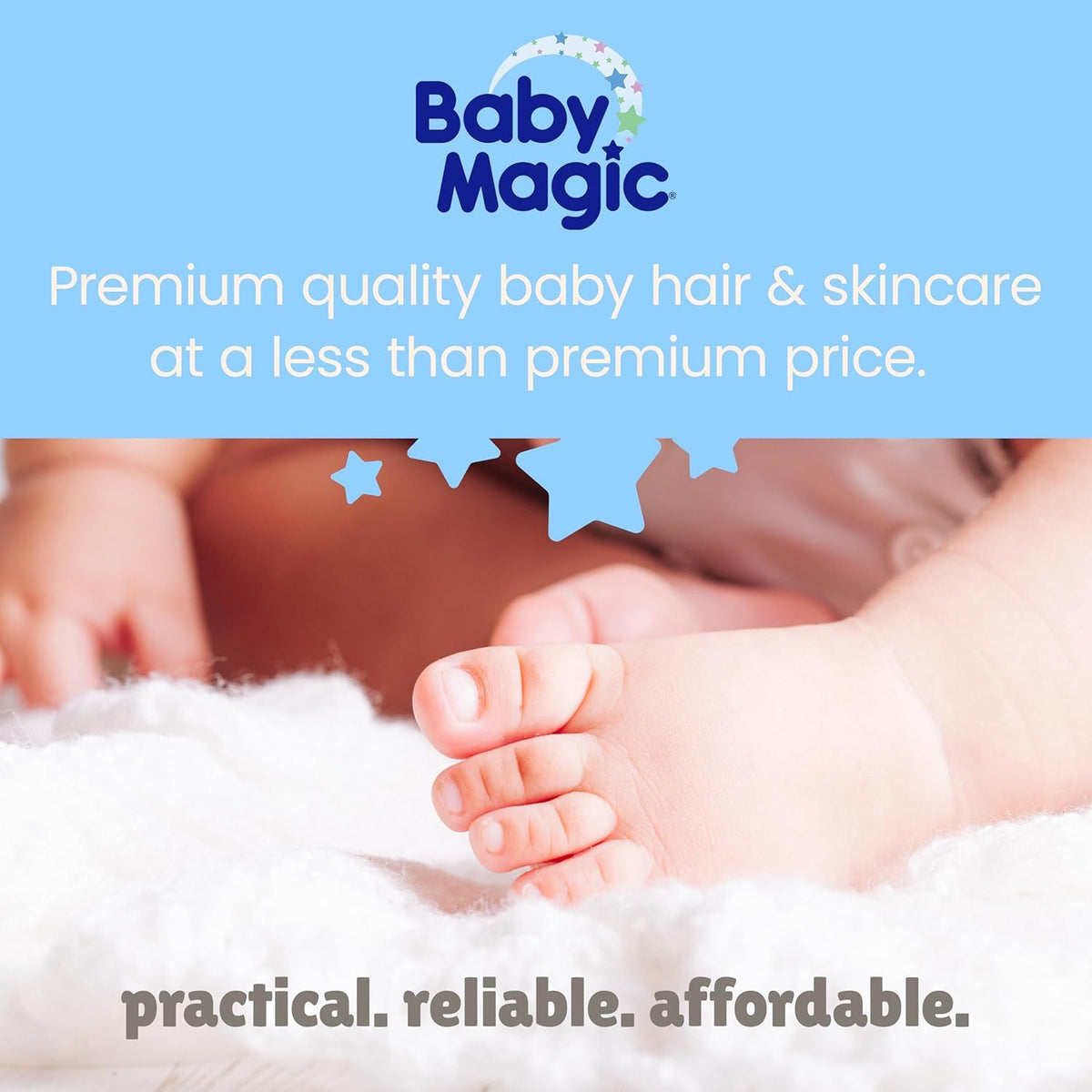 Baby Magic in a nursery scene conveying comforting scent and family-friendly use