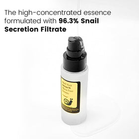 BabyFaceDiary FUNNIR ingredient label focused on 96.3% snail secretion filtrate for hydration