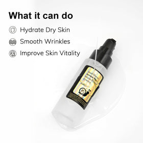 BabyFaceDiary FUNNIR pump dispensing essence onto fingertip for easy, mess-free application