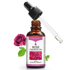 BabyFaceDiary rose face oil front packaging showing bottle and label benefits