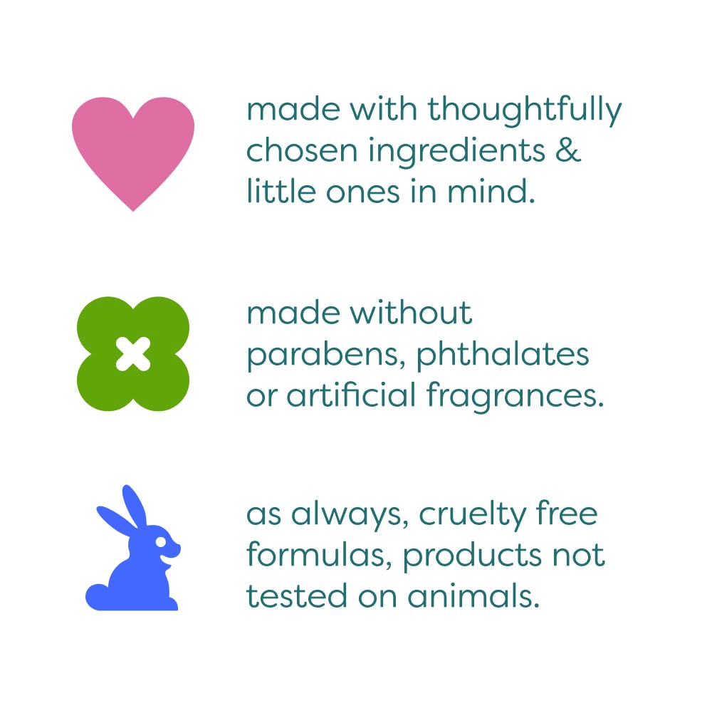 BabyGanics ingredients label highlighting aloe, arnica, calendula benefits