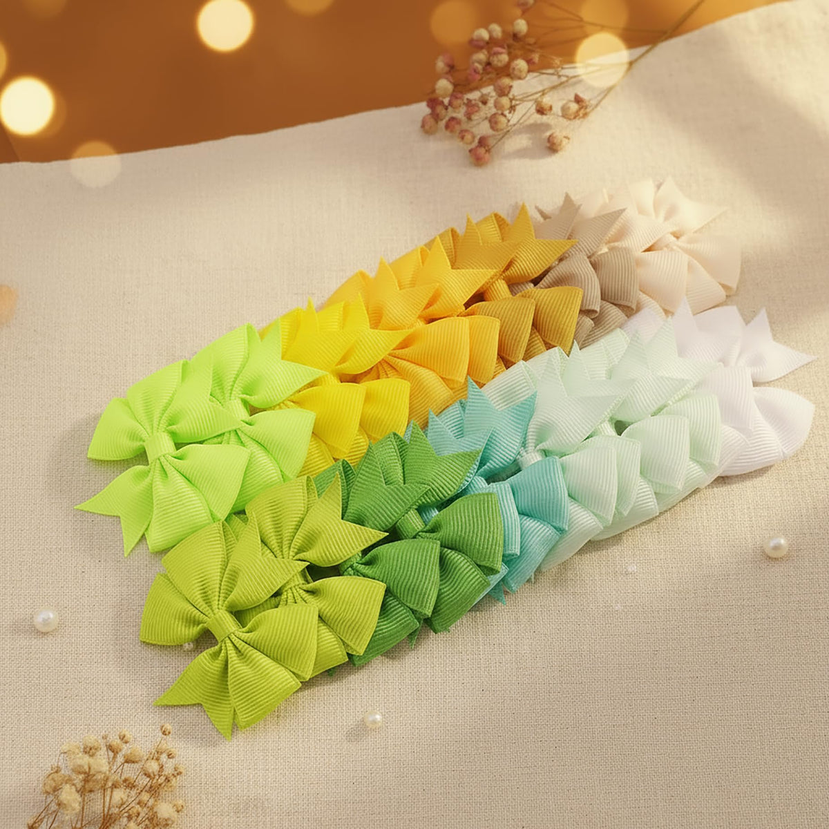 Babymatch clip beside ruler to show 2-inch size for newborn and toddler hair