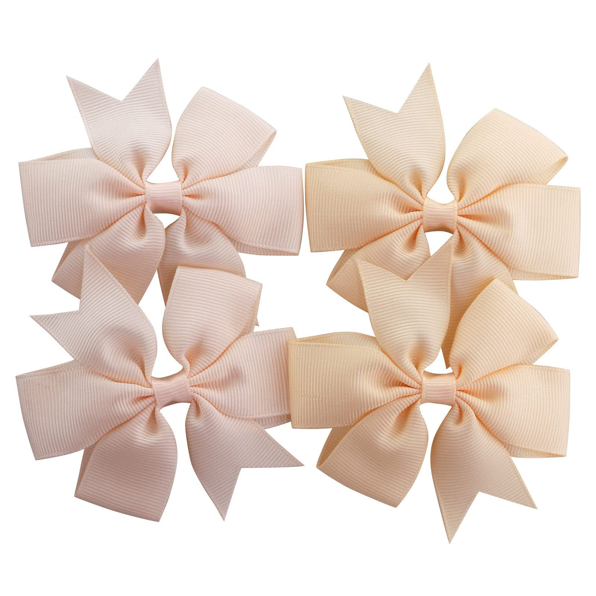 Babymatch bow held in hand for scale, illustrating the 3-inch size