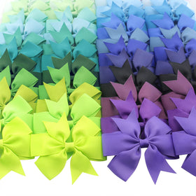 Babymatch open storage box with organized bows for easy access