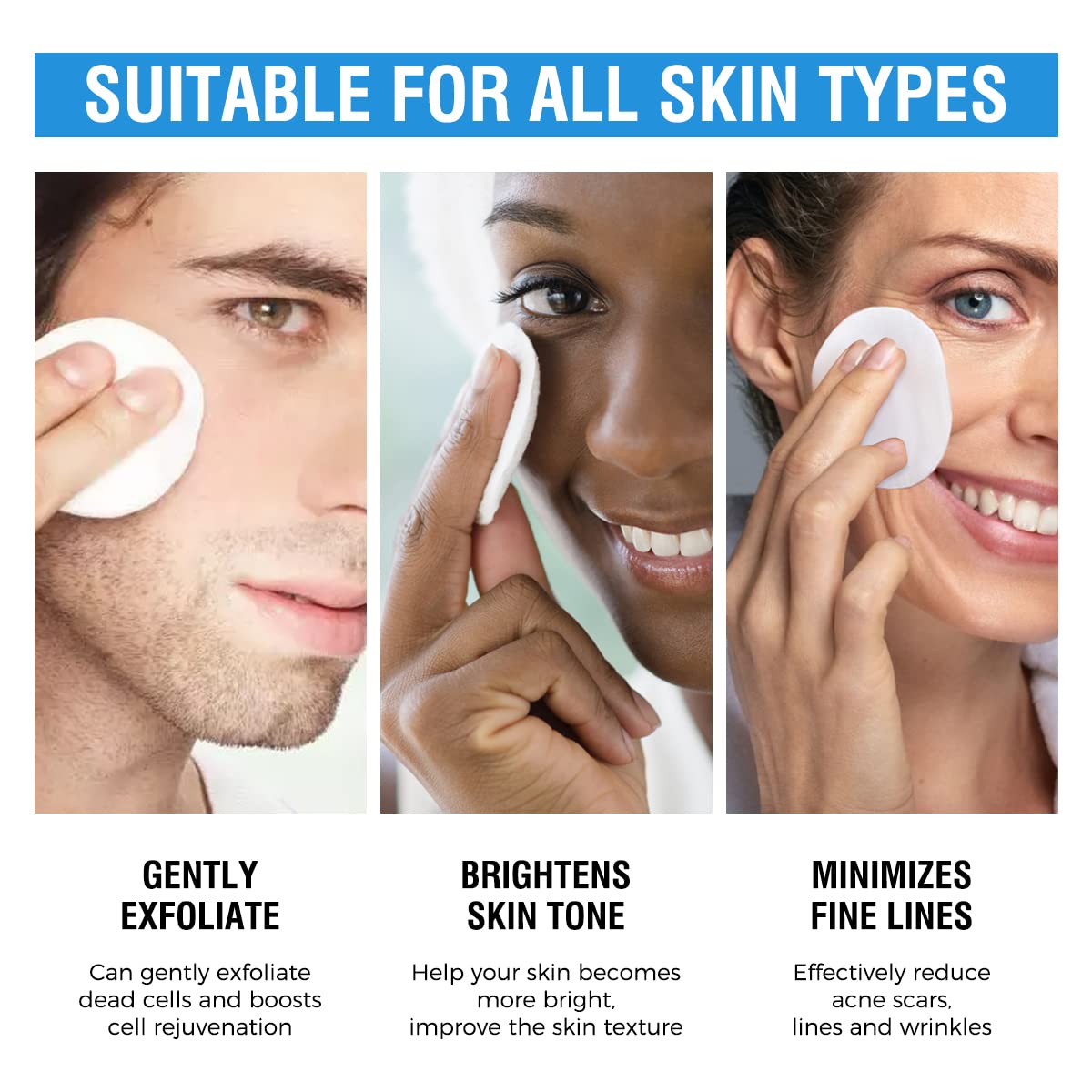 BACHERI ingredients label detail showing acids and vitamins for clear skin